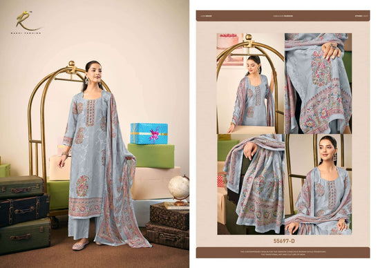 Rakhi Fashion Jashn Naama 55697 Bemberg Modal Dress Material - Amrah Wholesale