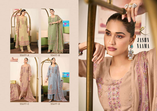 Rakhi Fashion Jashn Naama 55697 Bemberg Modal Dress Material - Amrah Wholesale