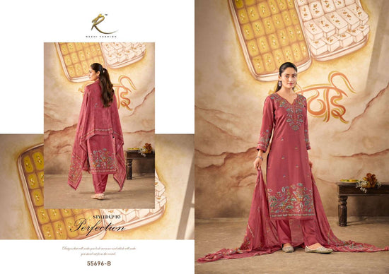 Rakhi Fashion Khushio Ka Tyohar 55696 Bemberg Modal Dress Material