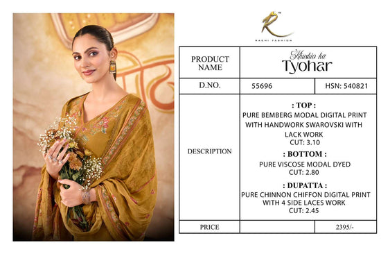 Rakhi Fashion Khushio Ka Tyohar 55696 Bemberg Modal Dress Material