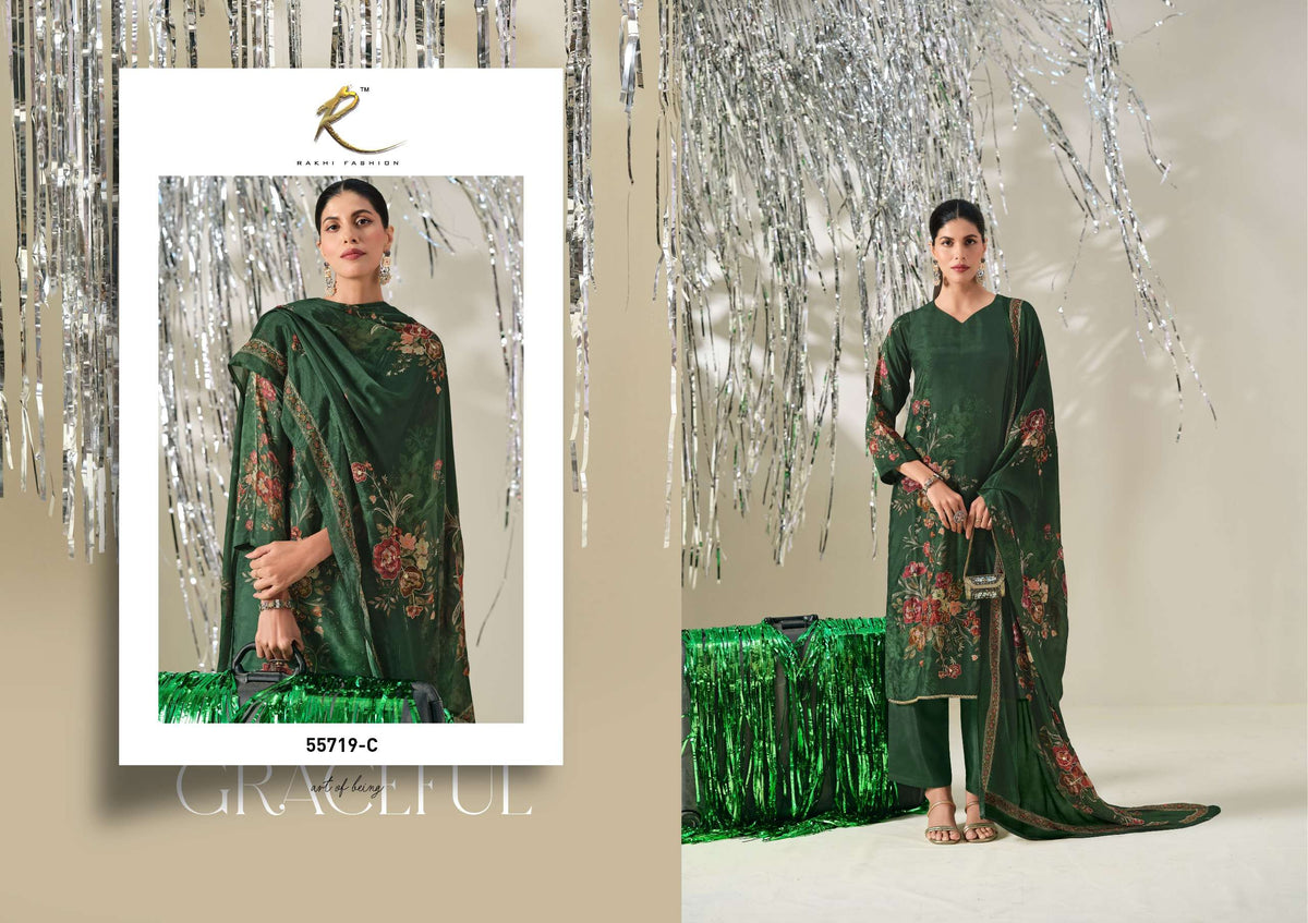 Rakhi Fashion Khushiyo Ka Tyohar 55719 Viscose Modal Dress Material