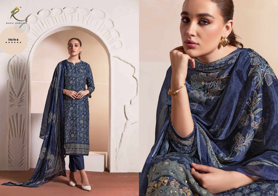 Rakhi Fashion Luxury Ethnic 55678 Pure Viscose Modal Dress Material - Amrah Wholesale