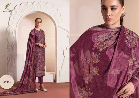 Rakhi Fashion Luxury Ethnic 55678 Pure Viscose Modal Dress Material - Amrah Wholesale