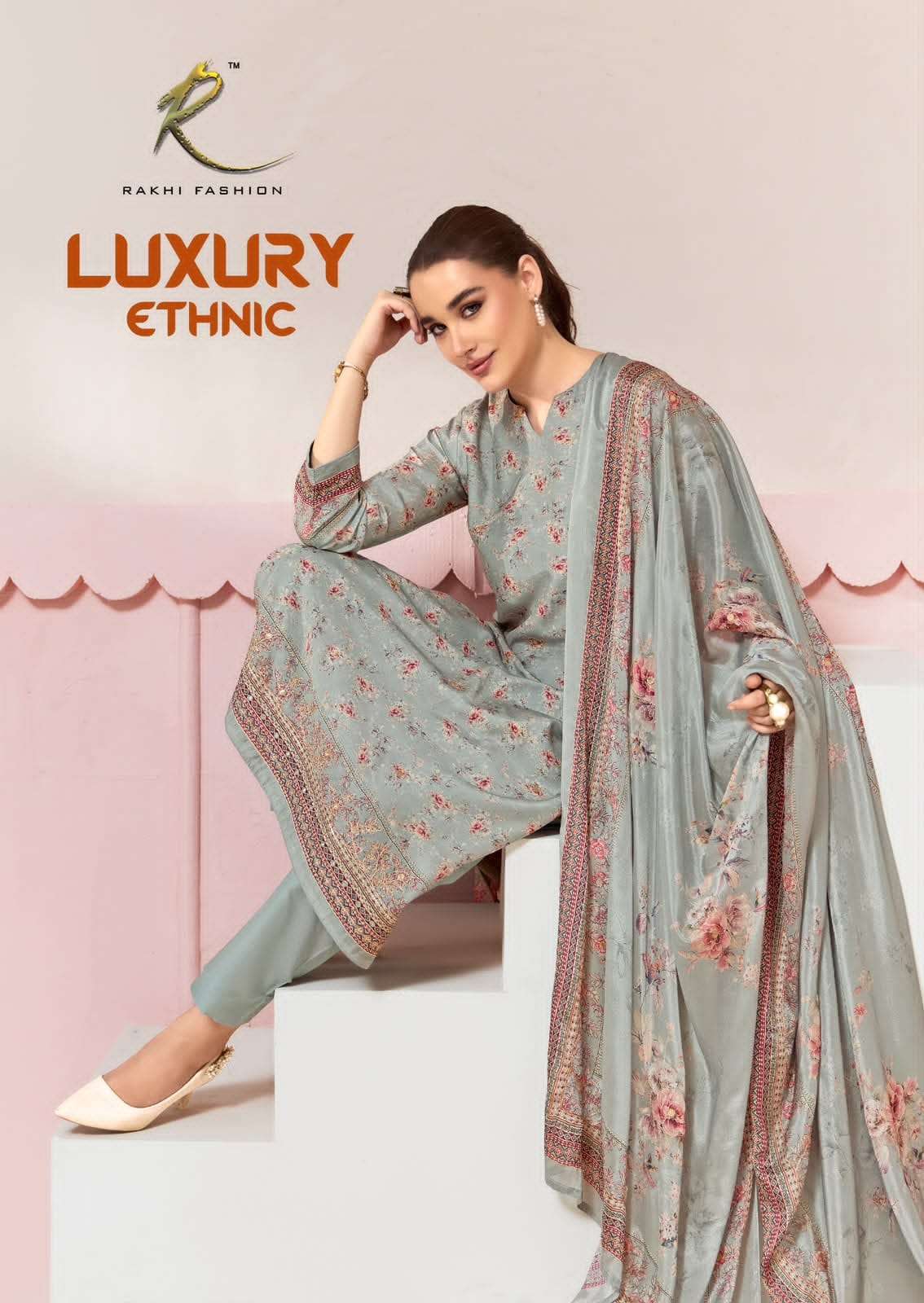 Rakhi Fashion Luxury Ethnic 55680 Pure Viscose Modal Dress Material