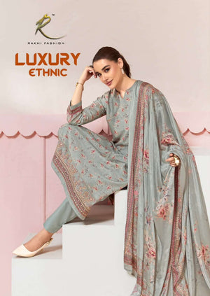 Rakhi Fashion Luxury Ethnic 55680 Pure Viscose Modal Dress Material - Amrah Wholesale