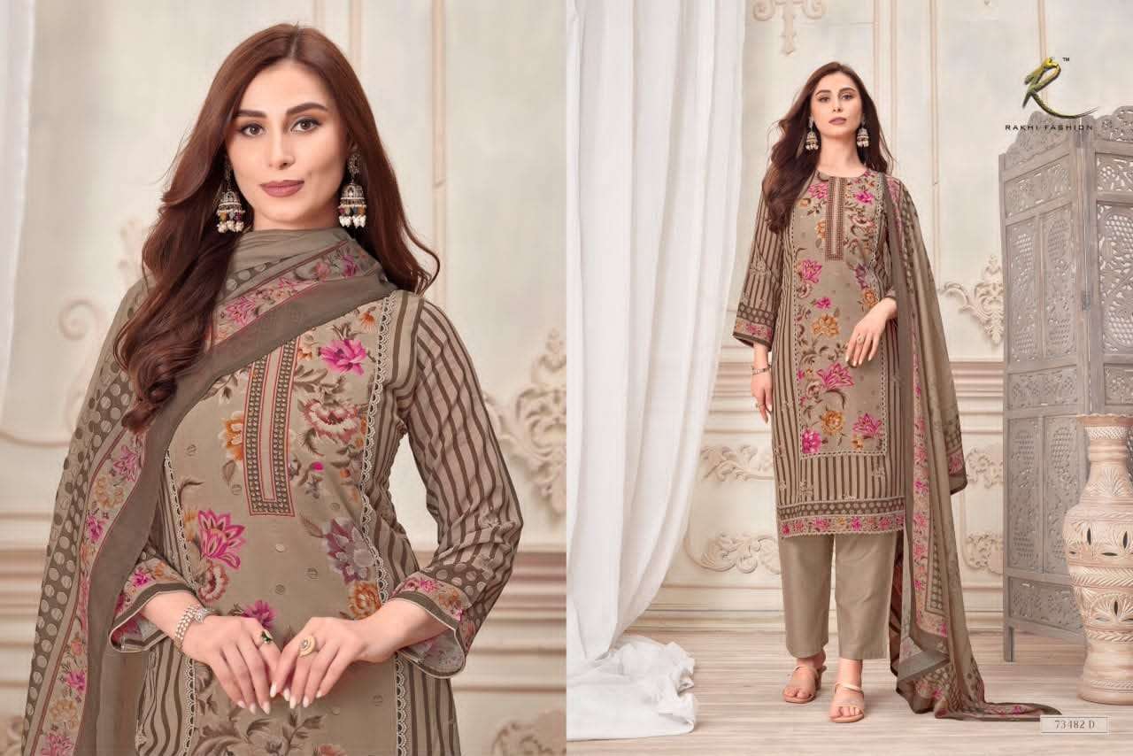 Rakhi Fashion Melboure Dreams 73483 Premium Bemberg Mal Dress Material