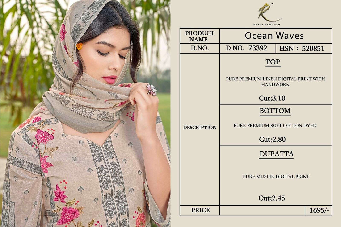 Rakhi Fashion Ocean Waves - Amrah Wholesale