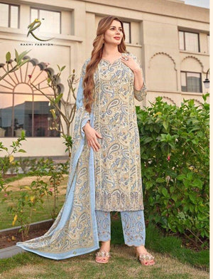 Rakhi Fashion Summer Of Paisely 73370 Dress Material Wholesale Catalogue - Amrah Wholesale