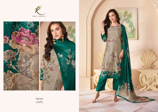 Rakhi Fashion Qaira 55615 Modal Swarovski Dress Material