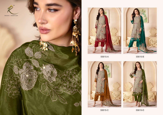 Rakhi Fashion Qaira 55615 Modal Swarovski Dress Material