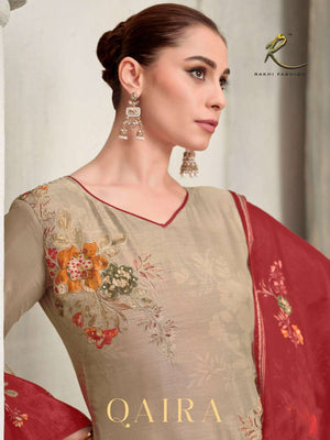 Rakhi Fashion Qaira 55681 Premium Modal Handwork Dress Material - Amrah Wholesale