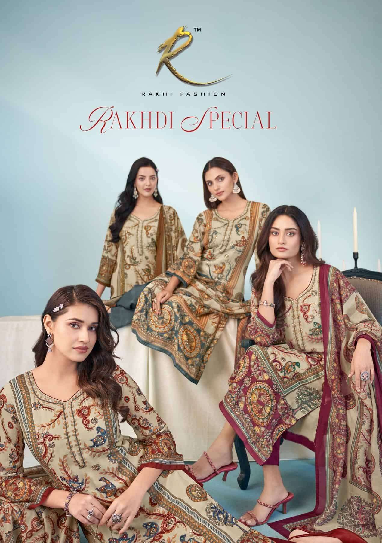 Rakhi Fashion Rakhdi Special 55687 Bemberg Silk Dress Material