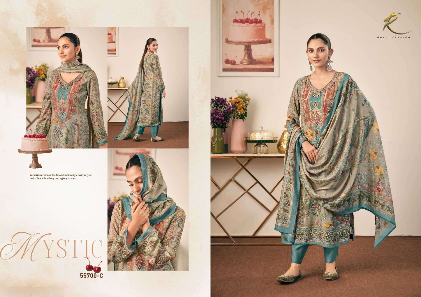 Rakhi Fashion Rakhdi Special 55700 Bemberg Silk Dress Material