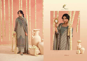 Rakhi Fashion Rakhdi Special 55734 Bemberg Fancy Silk Handwork Unstitched Dress Material