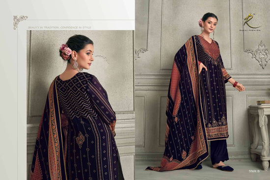 Rakhi Fashion Rang E Haya 55691 Bemberg Diamond Silk Salwar Suit