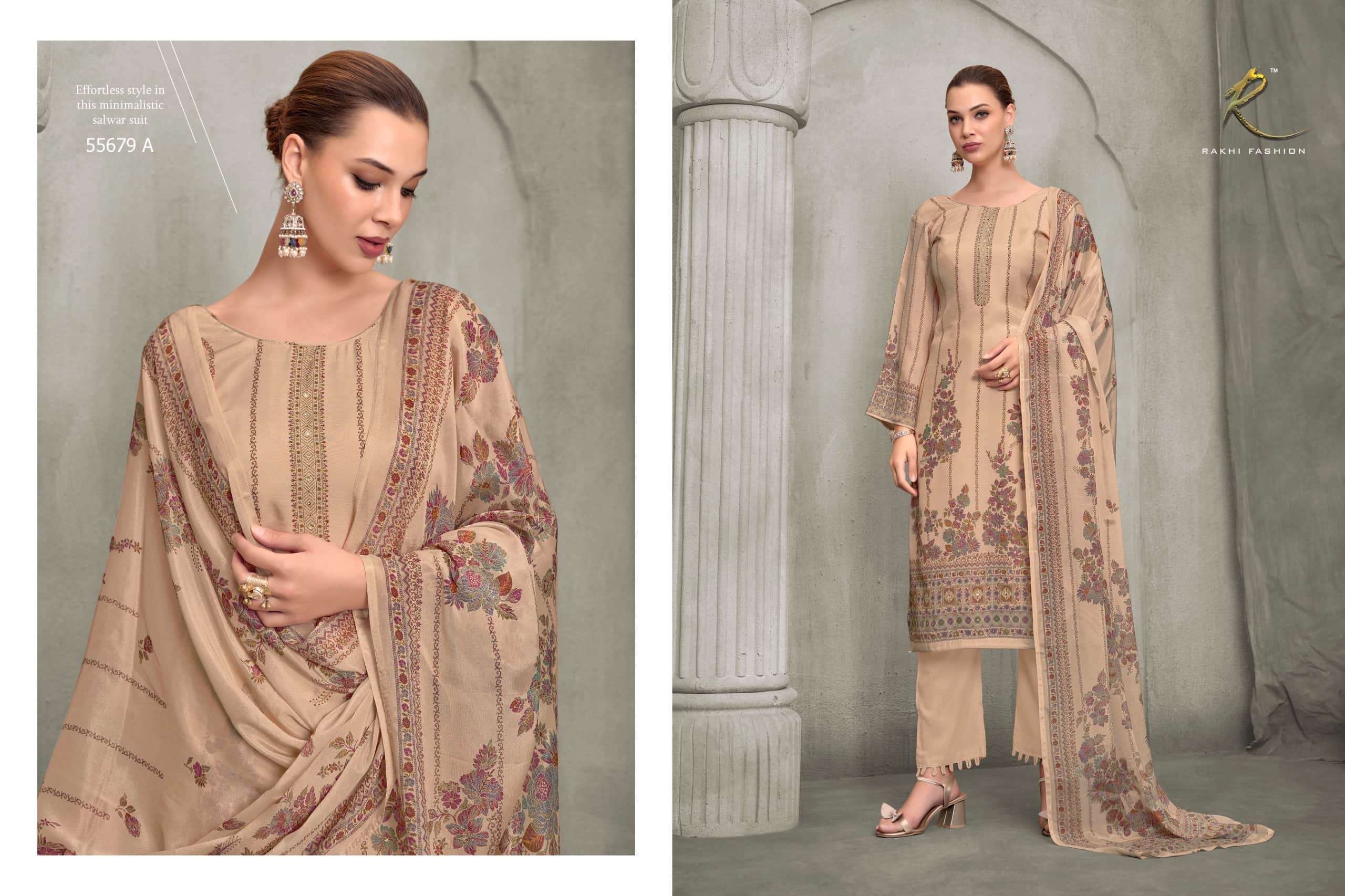 Rakhi Fashion Ranibagh 55679 Bemberg Modal Dress Material