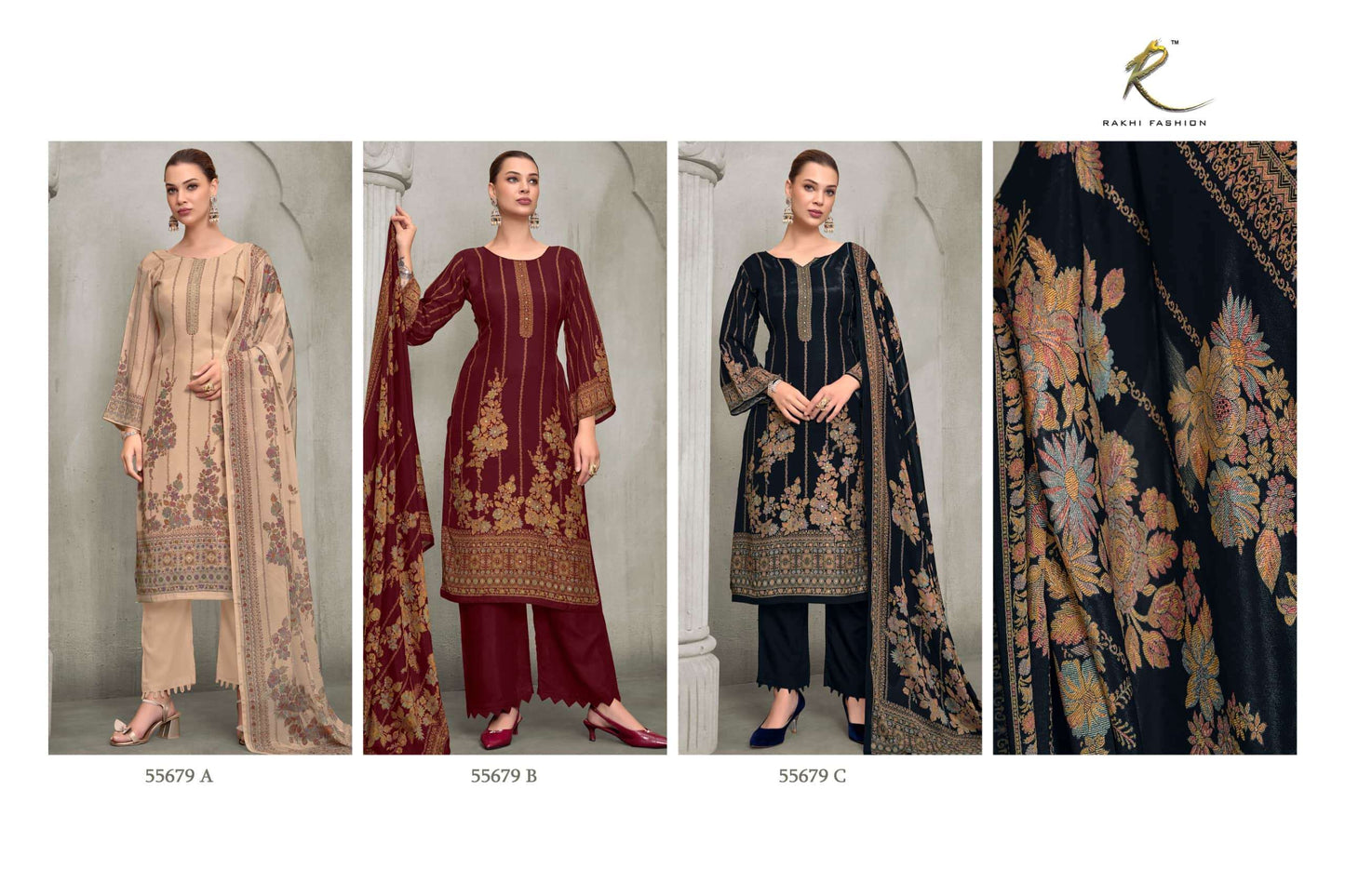 Rakhi Fashion Ranibagh 55679 Bemberg Modal Dress Material