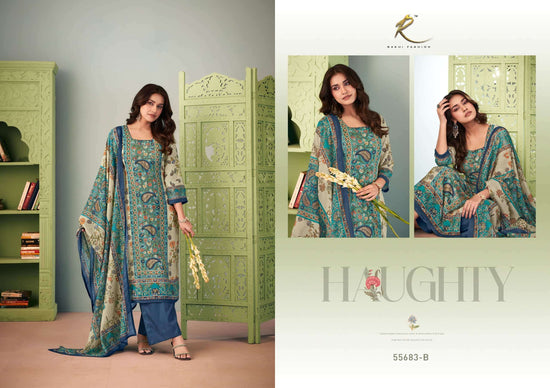 Rakhi Fashion Rumaahi 55683 Bemberg Silk Dress Material