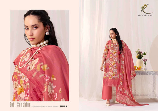 Rakhi Fashion Summer Carnival 73443 Pure Premium Linen Dress Material - Amrah Wholesale