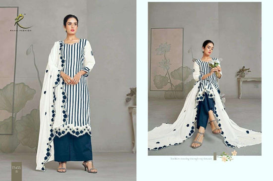 Rakhi Fashion Summer Delights 73433 Chanderi Dress Material - Amrah Wholesale