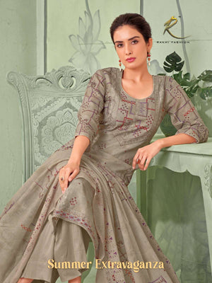 Rakhi Fashion Summer Extravanganza 73422 Mulberry Dress Material - Amrah Wholesale