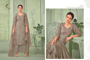 Rakhi Fashion Summer Extravanganza 73422 Mulberry Dress Material - Amrah Wholesale