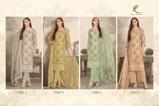 Rakhi Fashion Summer Fragrance 73382 Salwar Suit Set Wholesale Catalogue - Amrah Wholesale