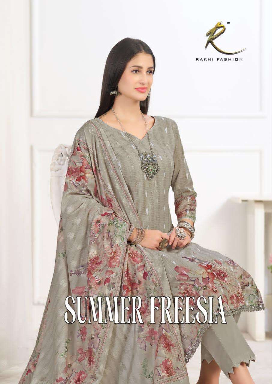 Rakhi Fashion Summer Freesia 73448 Premium Cotton Dress Material
