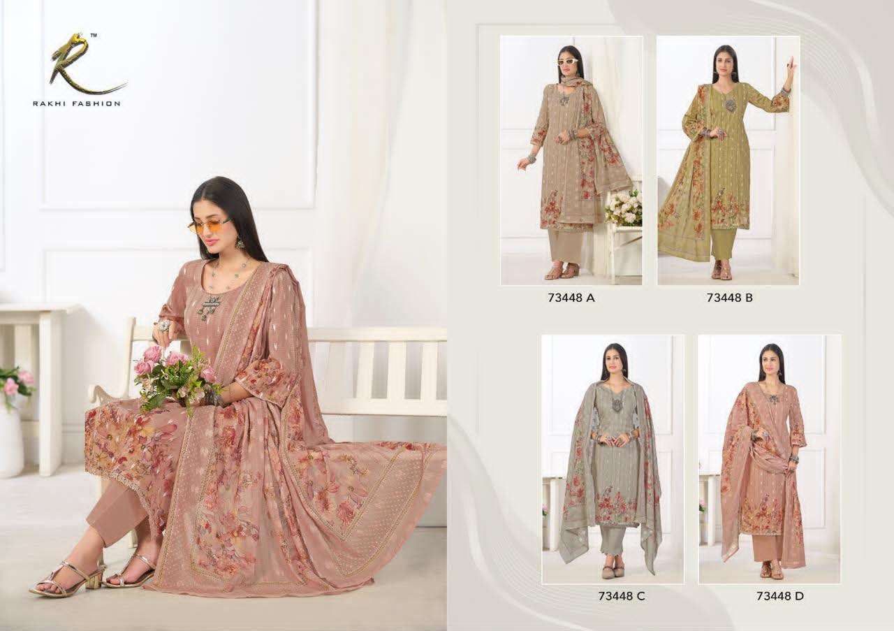 Rakhi Fashion Summer Freesia 73448 Premium Cotton Dress Material