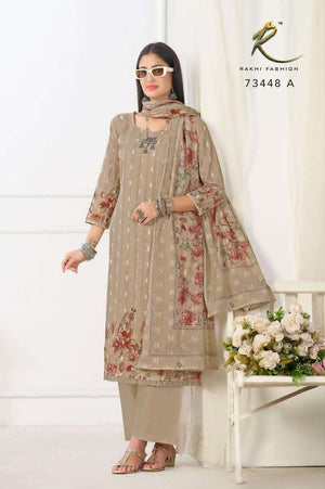 Rakhi Fashion Summer Freesia 73448 Premium Cotton Dress Material