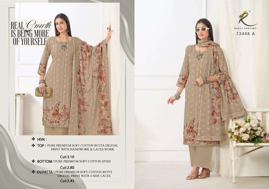 Rakhi Fashion Summer Freesia 73448 Premium Cotton Dress Material