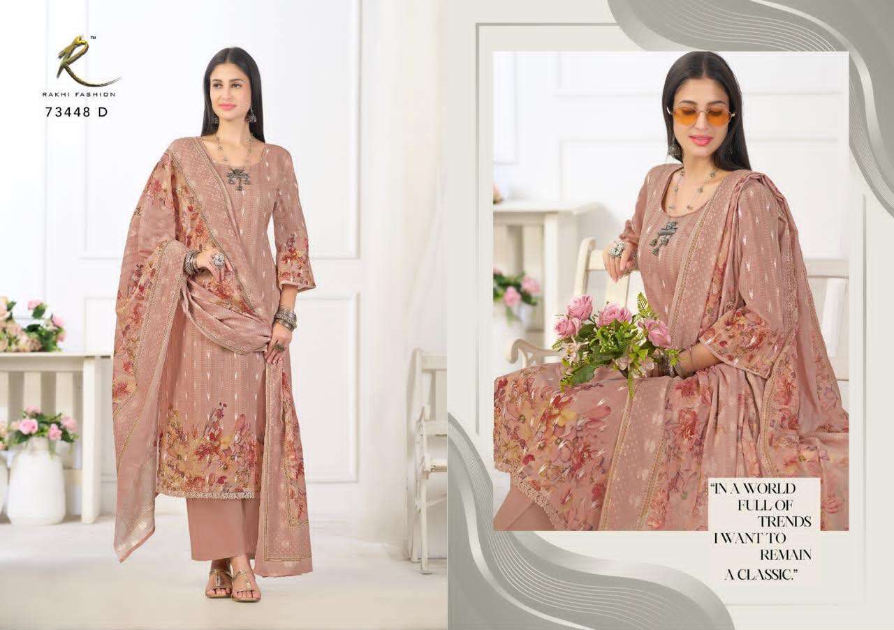 Rakhi Fashion Summer Freesia 73448 Premium Cotton Dress Material
