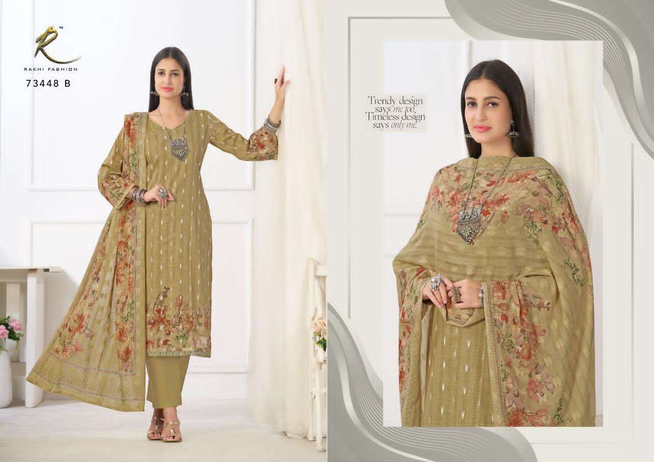 Rakhi Fashion Summer Freesia 73448 Premium Cotton Dress Material