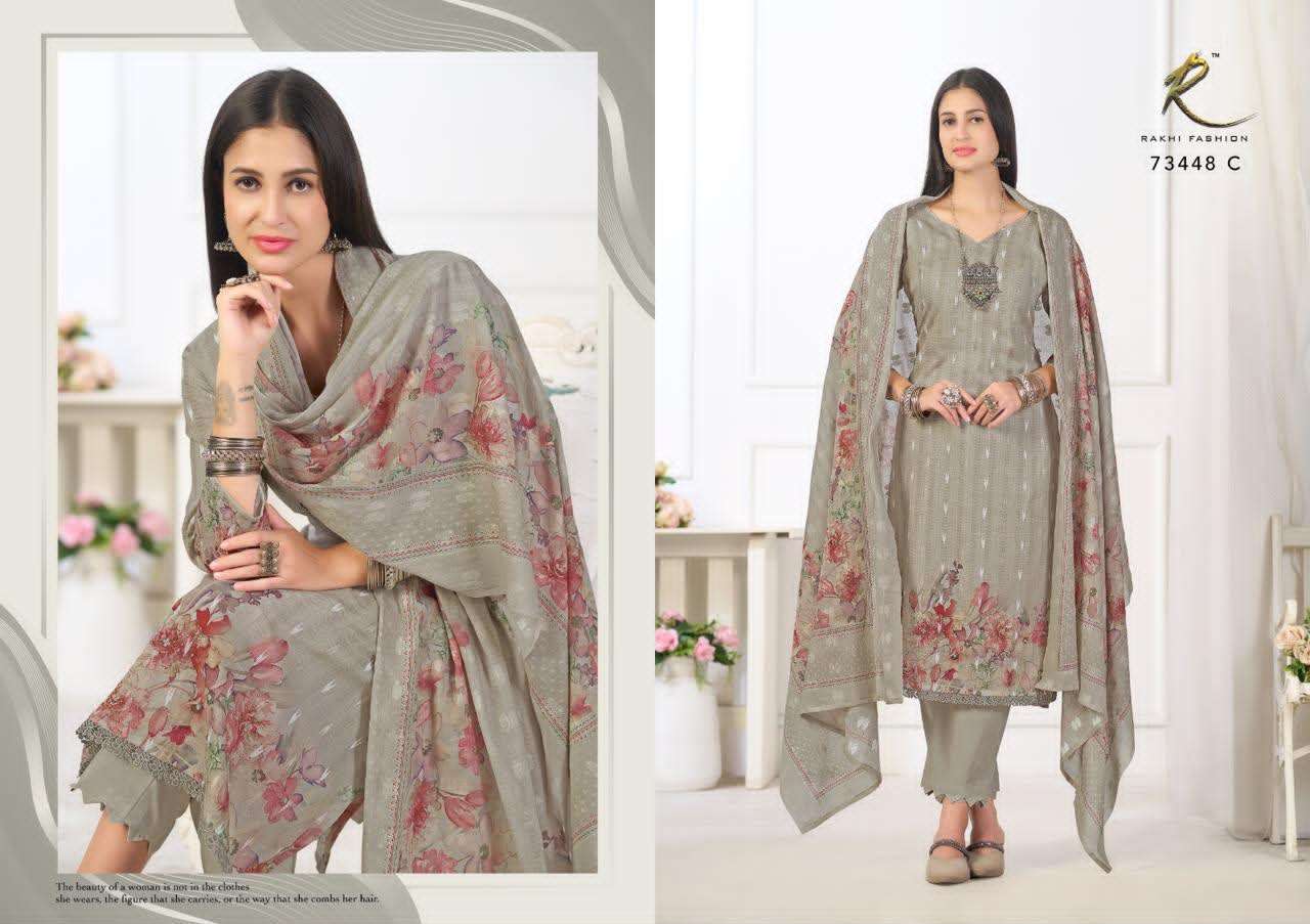 Rakhi Fashion Summer Freesia 73448 Premium Cotton Dress Material