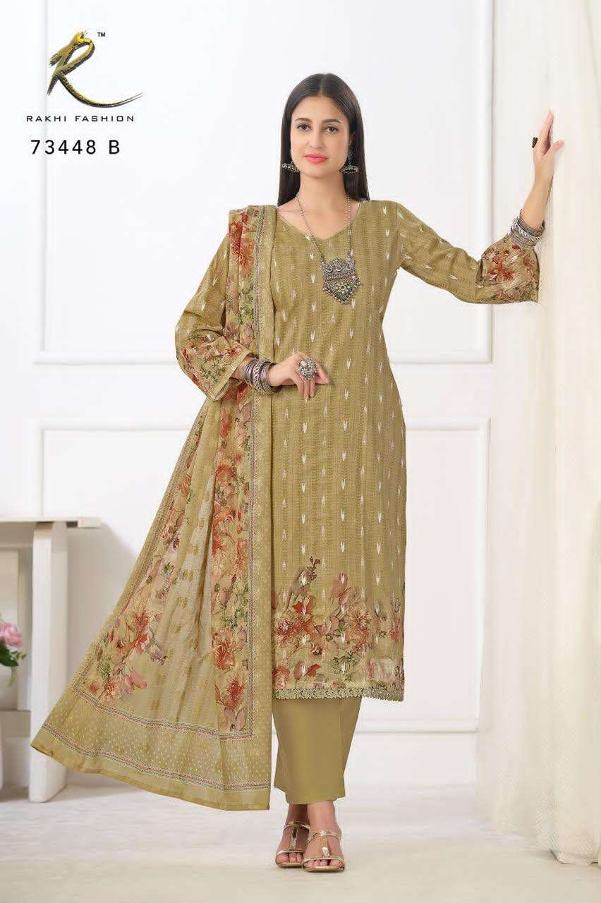 Rakhi Fashion Summer Freesia 73448 Premium Cotton Dress Material