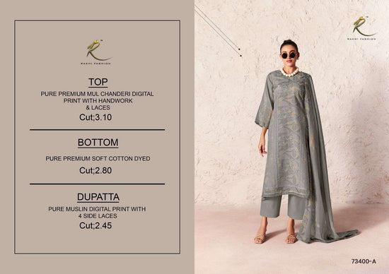 Rakhi Fashion Summer Galaxy 73400 Chanderi Dress Material Wholesale
