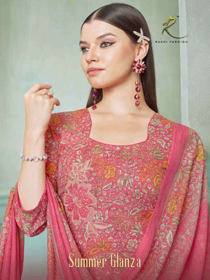 Rakhi Fashion Summer Glamza 73417 Linen Dress Material - Amrah Wholesale