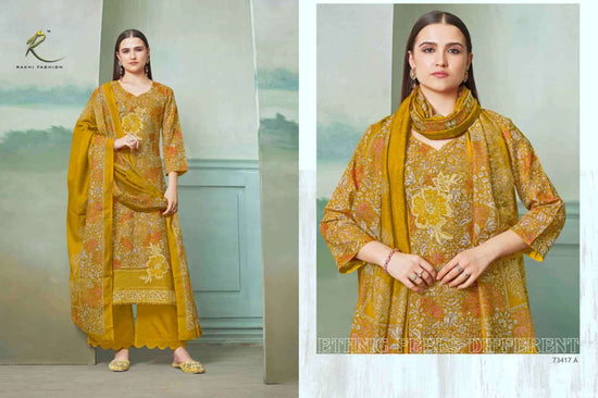 Rakhi Fashion Summer Glamza 73417 Linen Dress Material - Amrah Wholesale