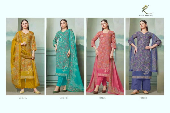 Rakhi Fashion Summer Glamza 73417 Linen Dress Material - Amrah Wholesale