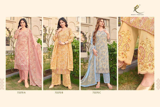 Rakhi Fashion Summer Of Paisely 73370 Premium Linen Dress Material