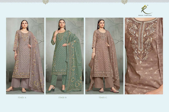 Rakhi Fashion Summer Petals 73431 Premium Cotton Dress Material - Amrah Wholesale