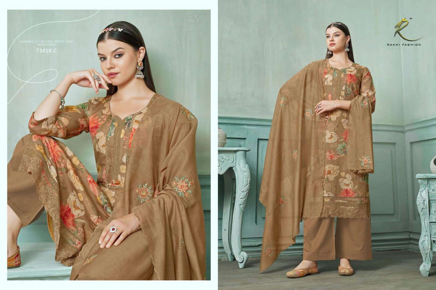 Rakhi Fashion Summer Printkari 73410 Dress Material Wholesale Catalogue - Amrah Wholesale