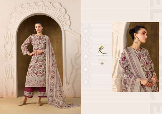 Rakhi Fashion Summer Shangrila 73465 Mal Chanderi Dress Material - Amrah Wholesale