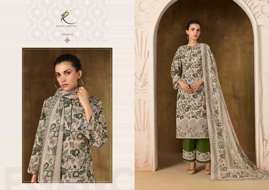 Rakhi Fashion Summer Shangrila 73465 Mal Chanderi Dress Material - Amrah Wholesale
