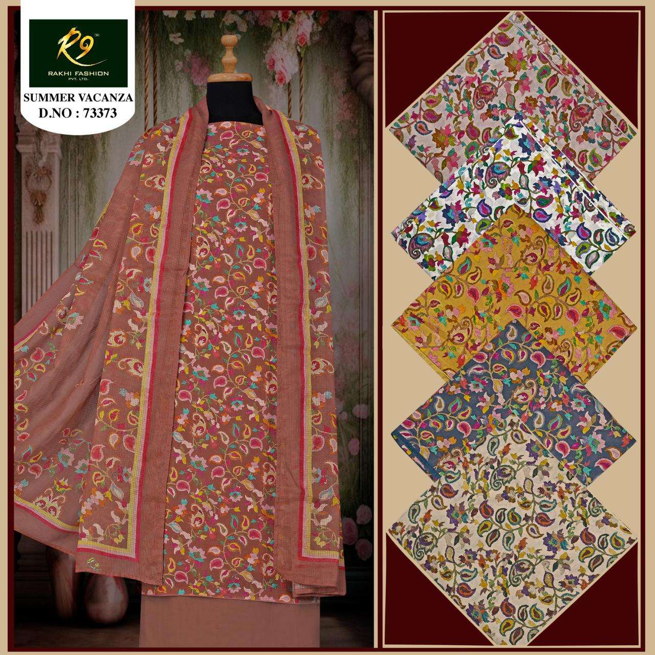 Rakhi Fashion Summer Vacanza Cotton Dress Material Wholesale