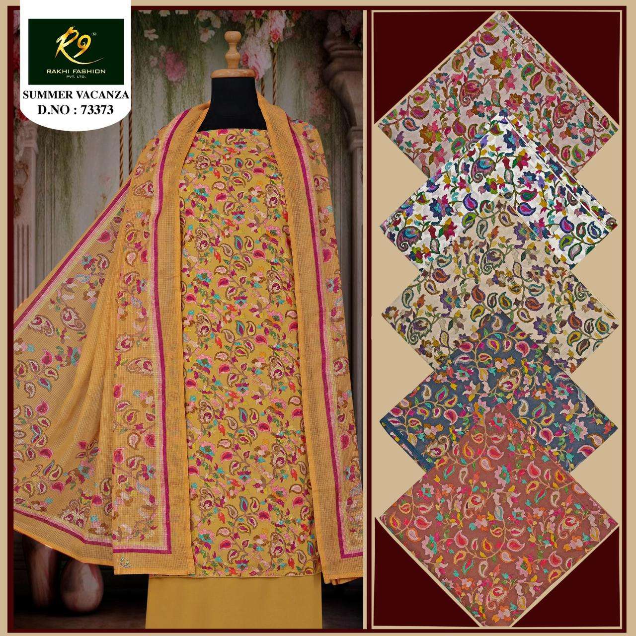 Rakhi Fashion Summer Vacanza Cotton Dress Material Wholesale
