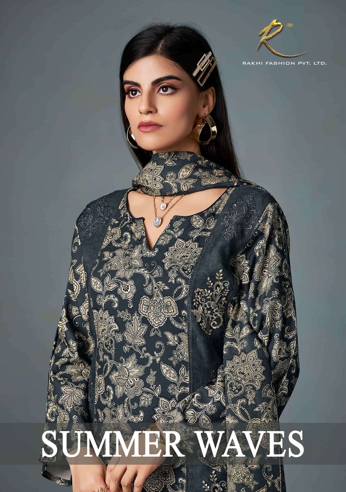 Rakhi Fashion Summer Waves 73427 Cotton Dress Material - Amrah Wholesale