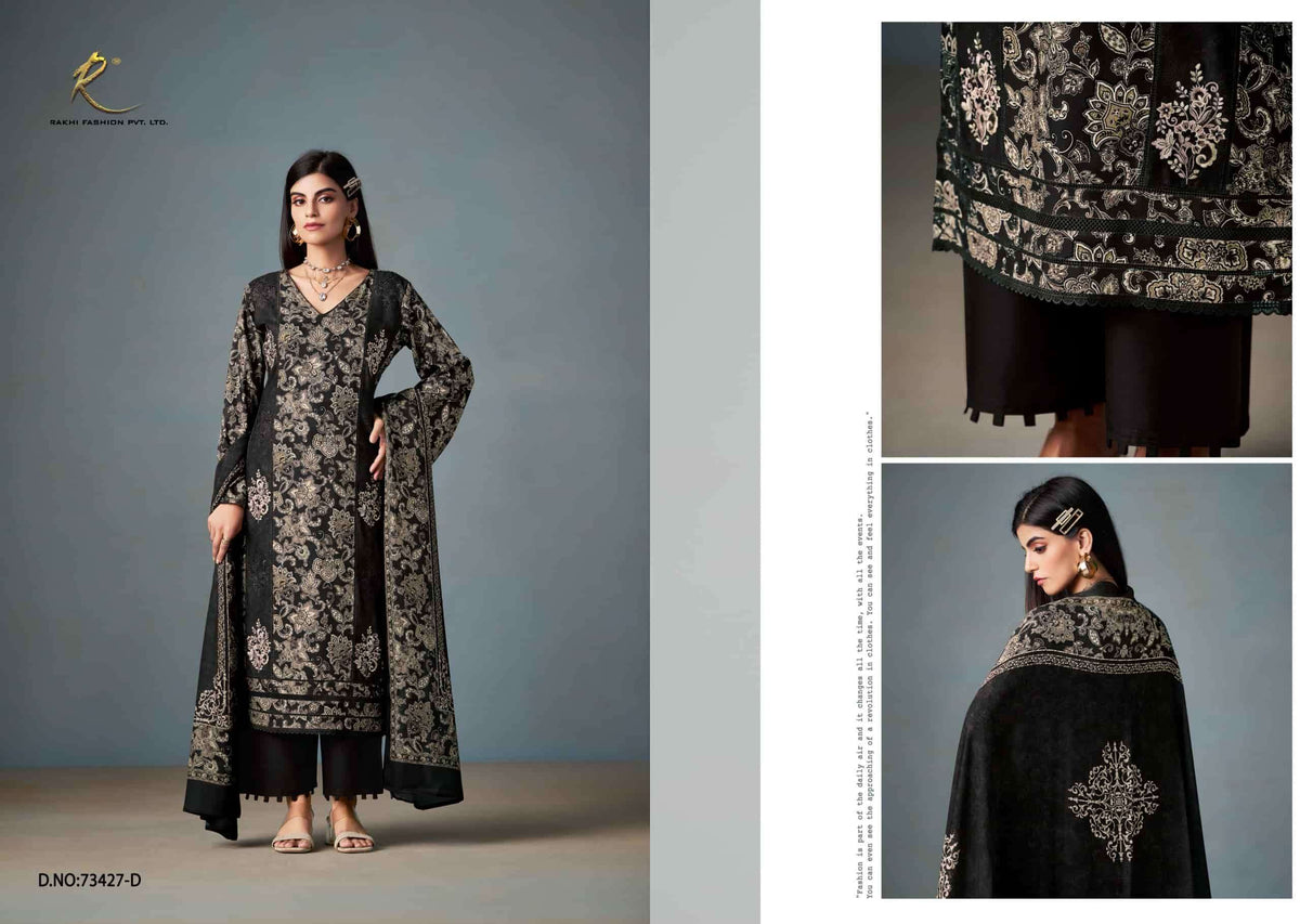 Rakhi Fashion Summer Waves 73427 Cotton Dress Material - Amrah Wholesale