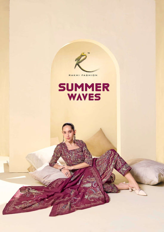 Rakhi Fashion Summer Waves 73442 Premium Cotton Dress Material - Amrah Wholesale