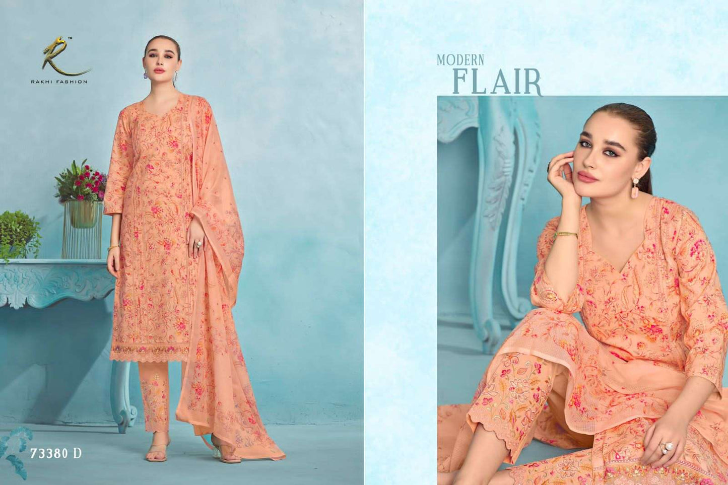 Rakhi Fashion Summer Waves 73380 - Amrah Wholesale